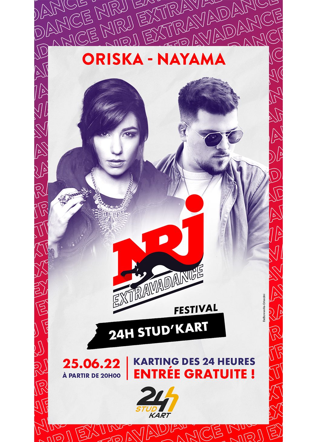 Concert NRJ de cloture des 24h Stud'kart